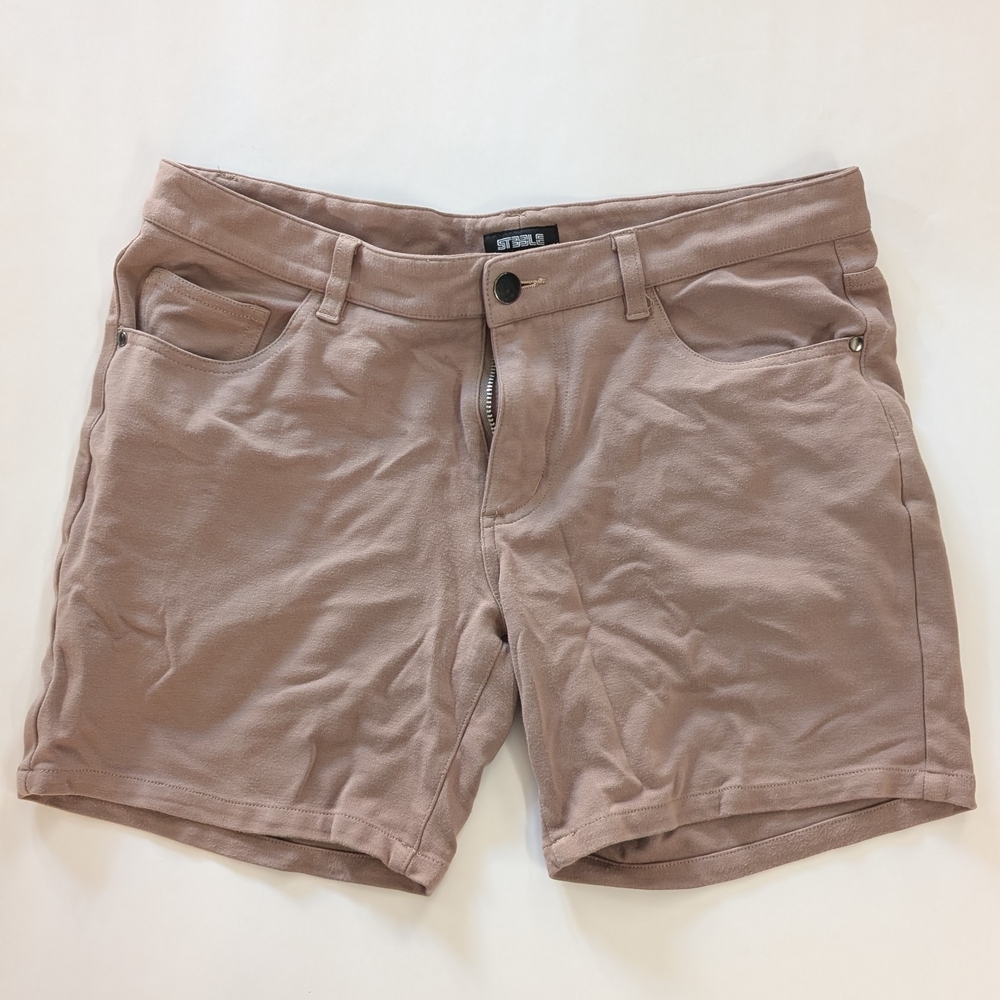 Steel Men's Casual Taupe Shorts